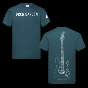 Blue Guitar Fitted T-Shirt